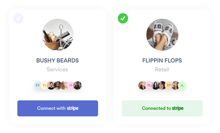 Works with Stripe